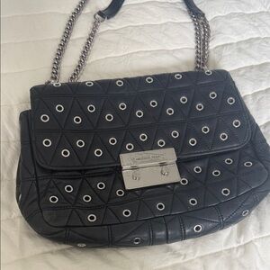 Black michael kors Shoulder Bag with Chain Strap